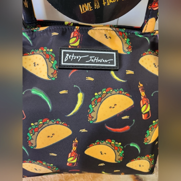 Betsey Johnson Bags Nwt Betsey Taco And Hot Sauce Insulated Bag